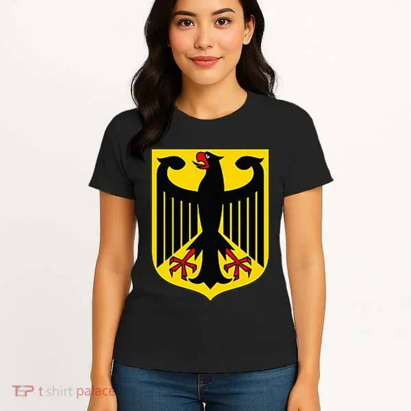 Badge Germany Flag Cool German Flags Women's T-Shirt