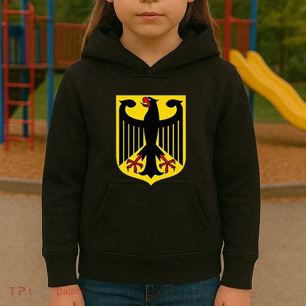 Badge Germany Flag Cool German Flags Kids Hoodie