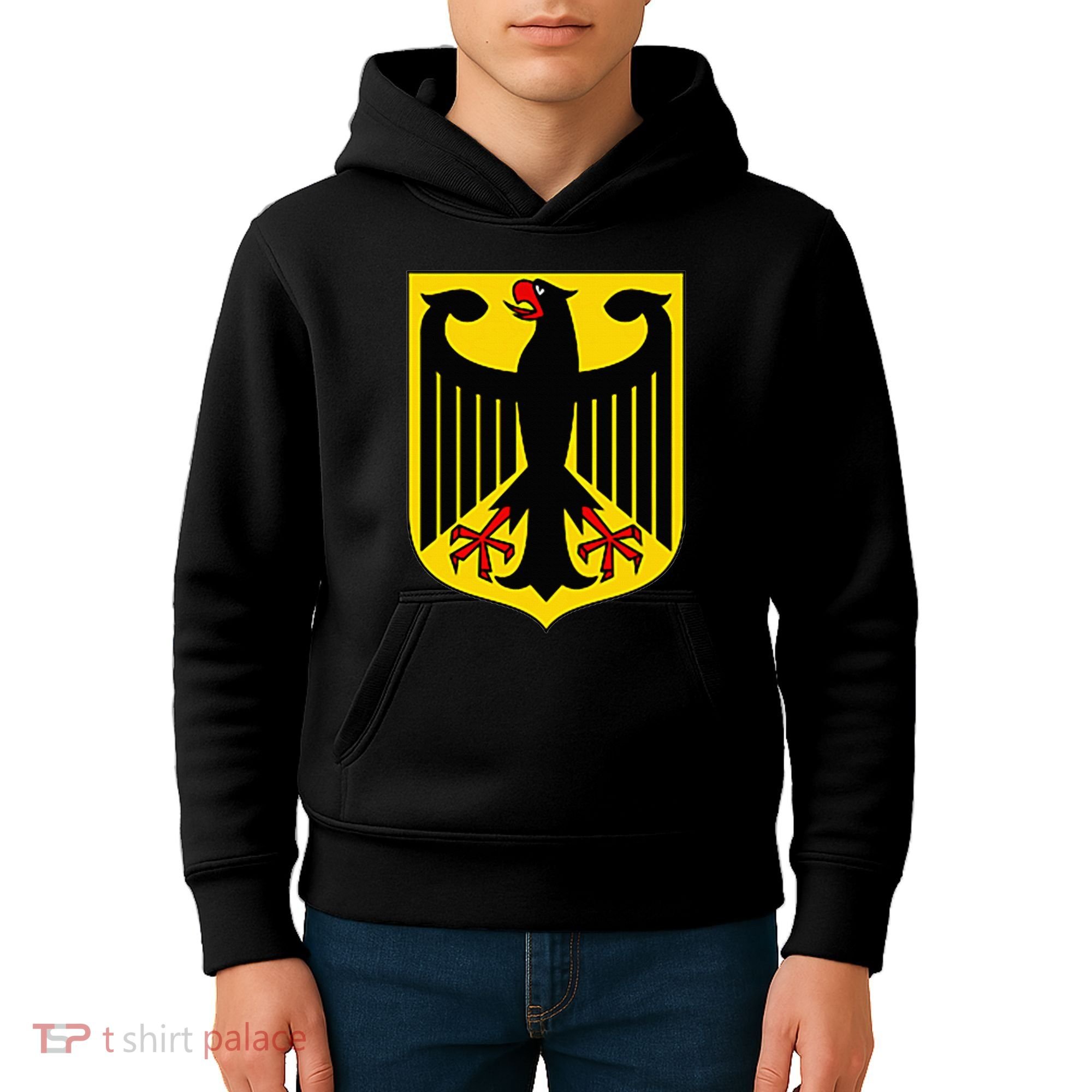 Badge Germany Flag Cool German Flags Kids Hoodie