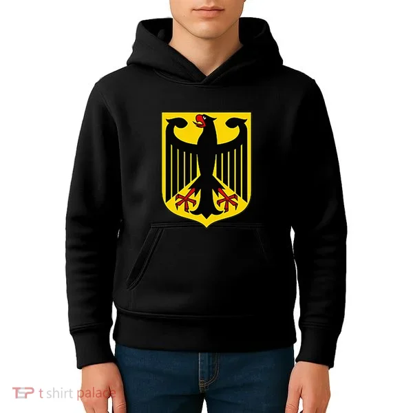 Badge Germany Flag Cool German Flags Kids Hoodie