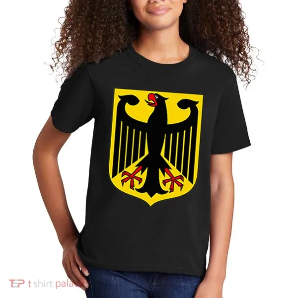 Badge Germany Flag Cool German Flags Kids T-Shirt