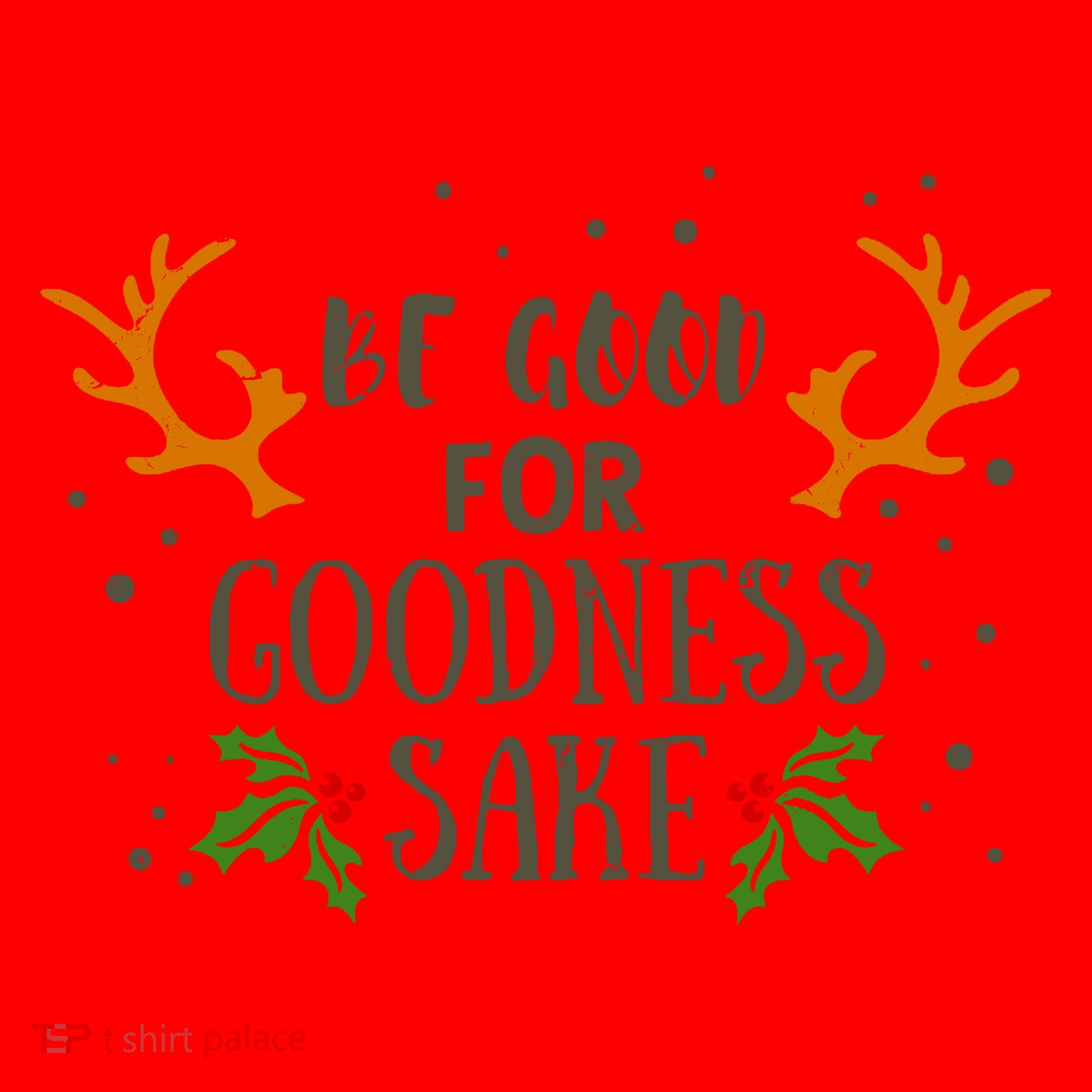 Be Good For Goodness Sake Santa Hat