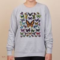 Butterfly Gift For Men Women Butterfly Lover Collection Women's Sweatshirt thumb 0