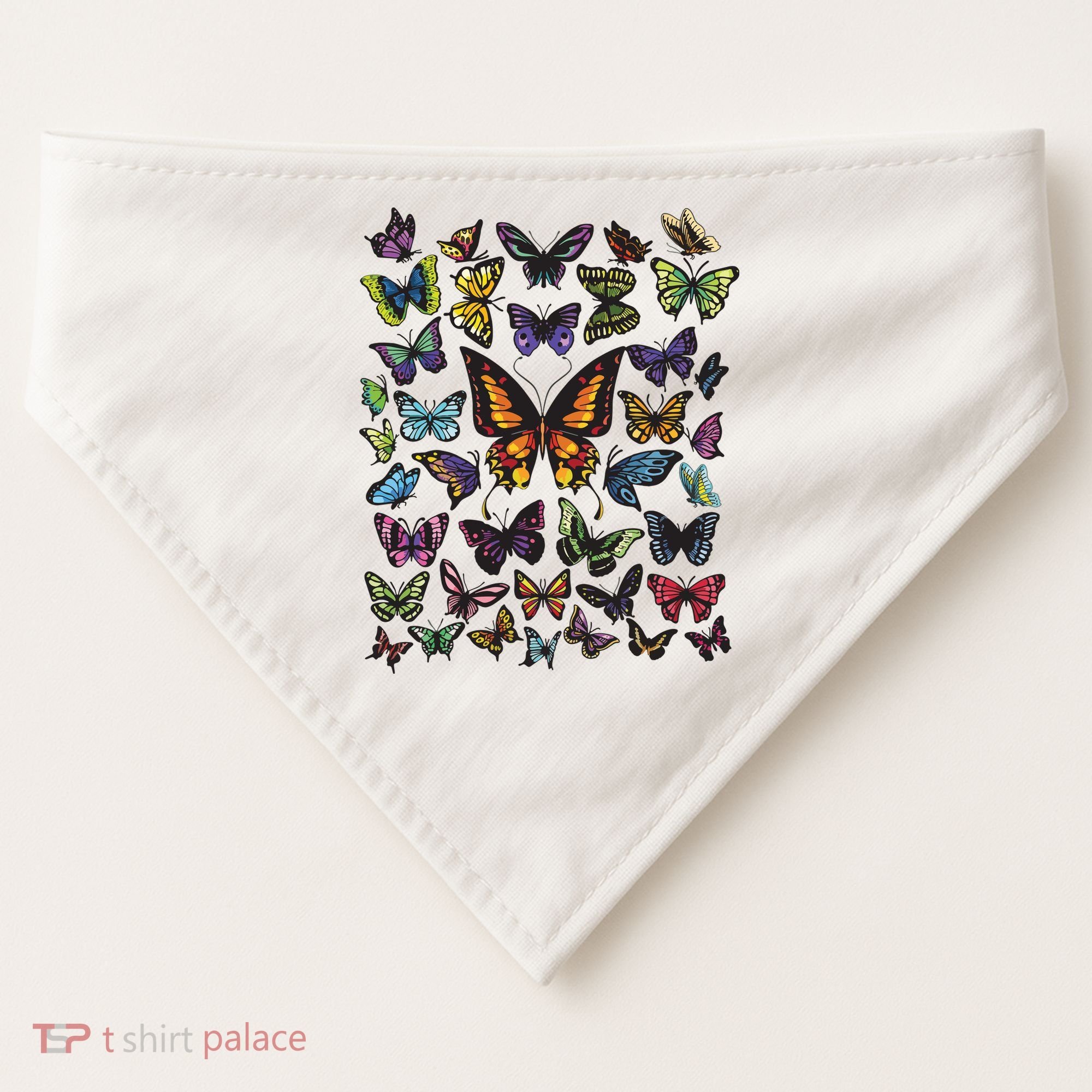 Butterfly Gift For Men Women Butterfly Lover Collection USA-Made Doggie Bandana