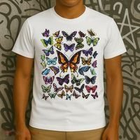 Butterfly Gift For Men Women Butterfly Lover Collection T-Shirt thumb 3