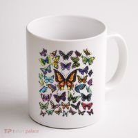 Butterfly Gift For Men Women Butterfly Lover Collection Coffee Mug thumb 1
