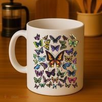 Butterfly Gift For Men Women Butterfly Lover Collection Coffee Mug thumb 4