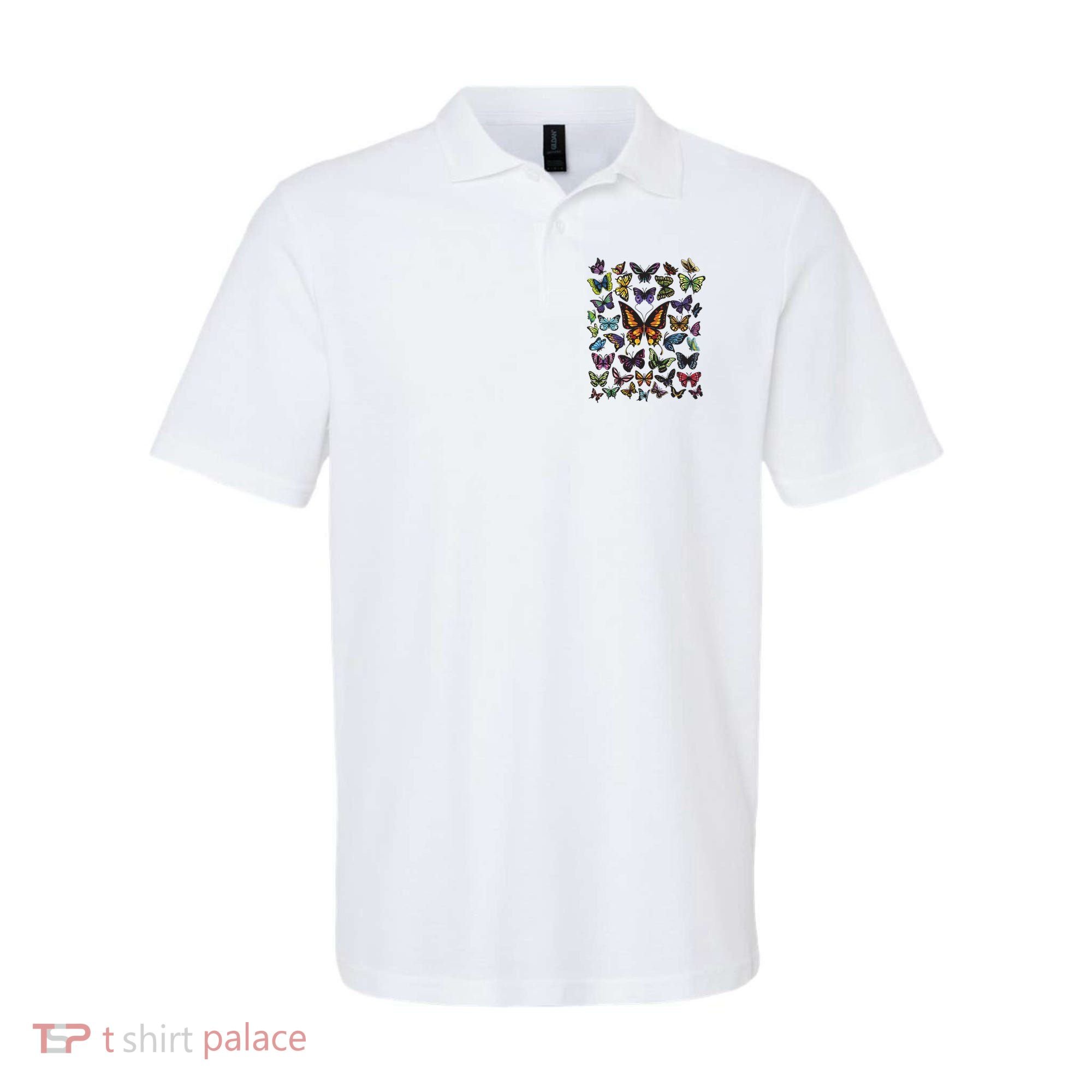 Butterfly Gift For Men Women Butterfly Lover Collection Polo