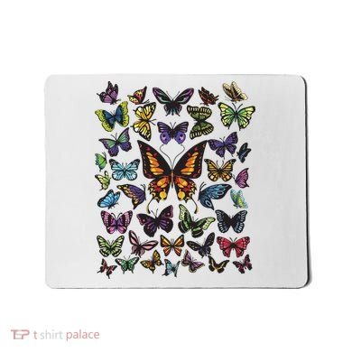 Butterfly Gift For Men Women Butterfly Lover Collection Mousepad