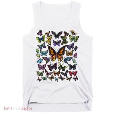Butterfly Gift For Men Women Butterfly Lover Collection Tank Top