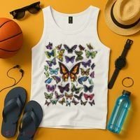 Butterfly Gift For Men Women Butterfly Lover Collection Tank Top thumb 4