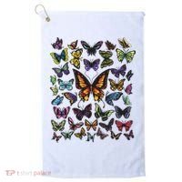Butterfly Gift For Men Women Butterfly Lover Collection Golf Towel thumb 0
