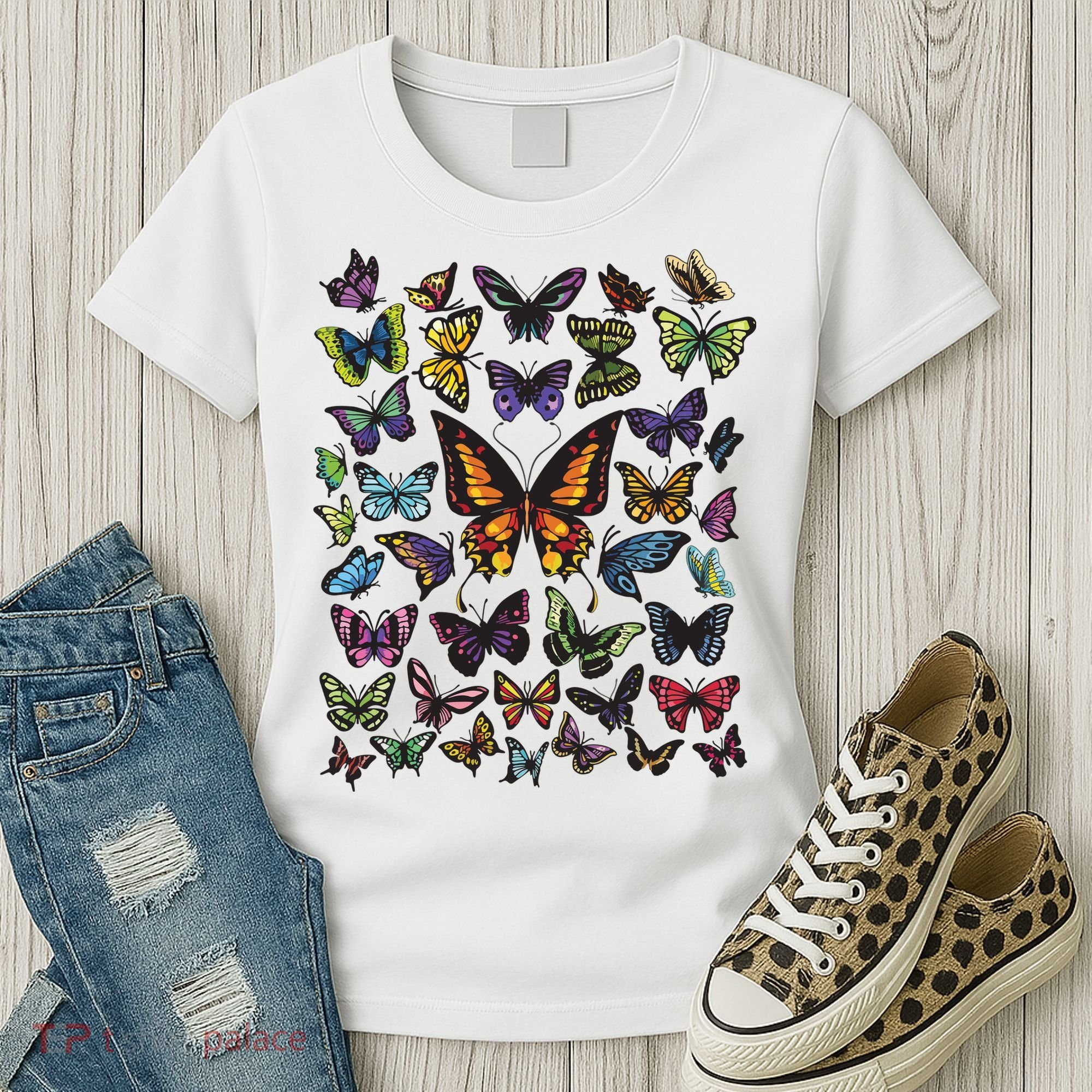 Butterfly Gift For Men Women Butterfly Lover Collection Women's T-Shirt