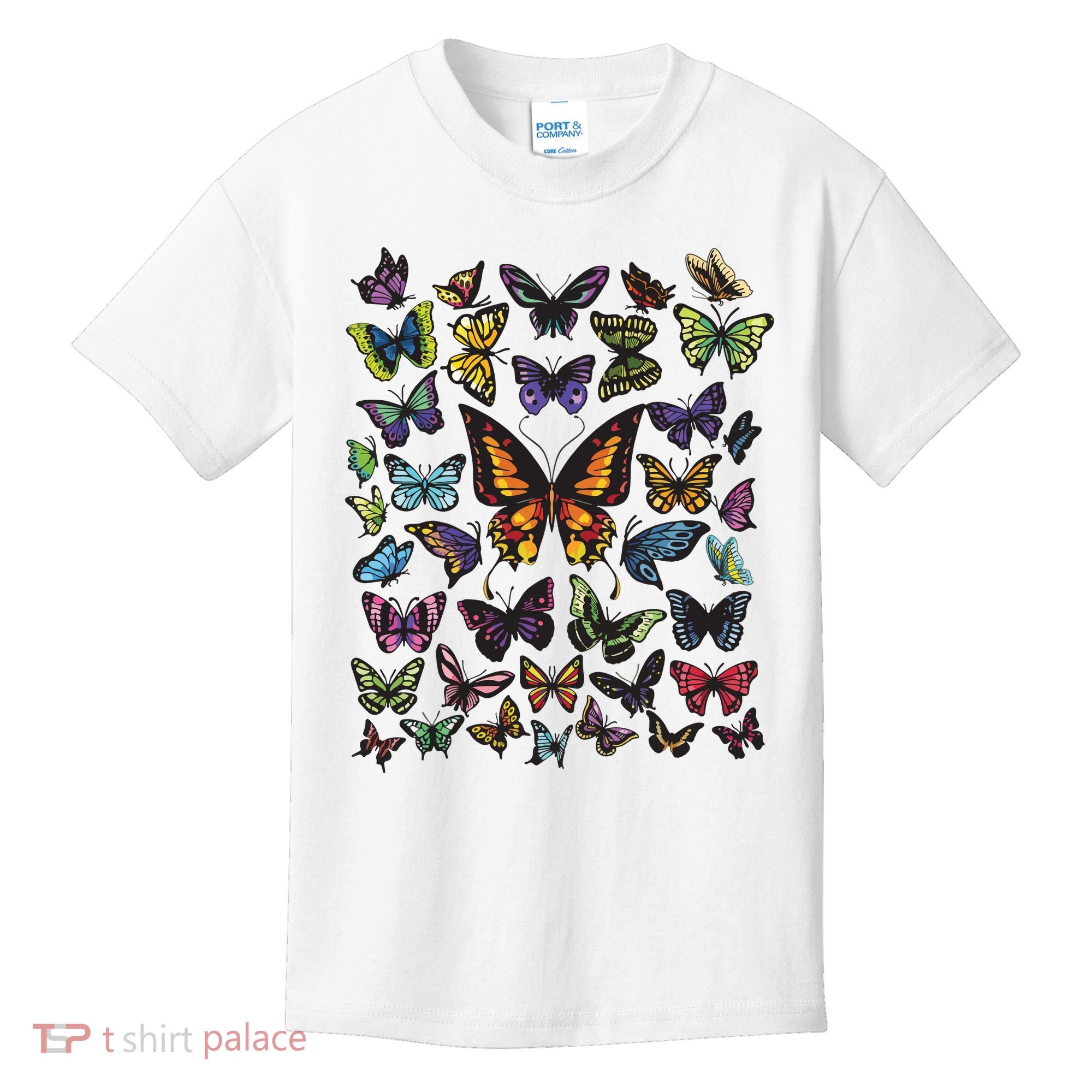 Butterfly Gift For Men Women Butterfly Lover Collection Kids T-Shirt
