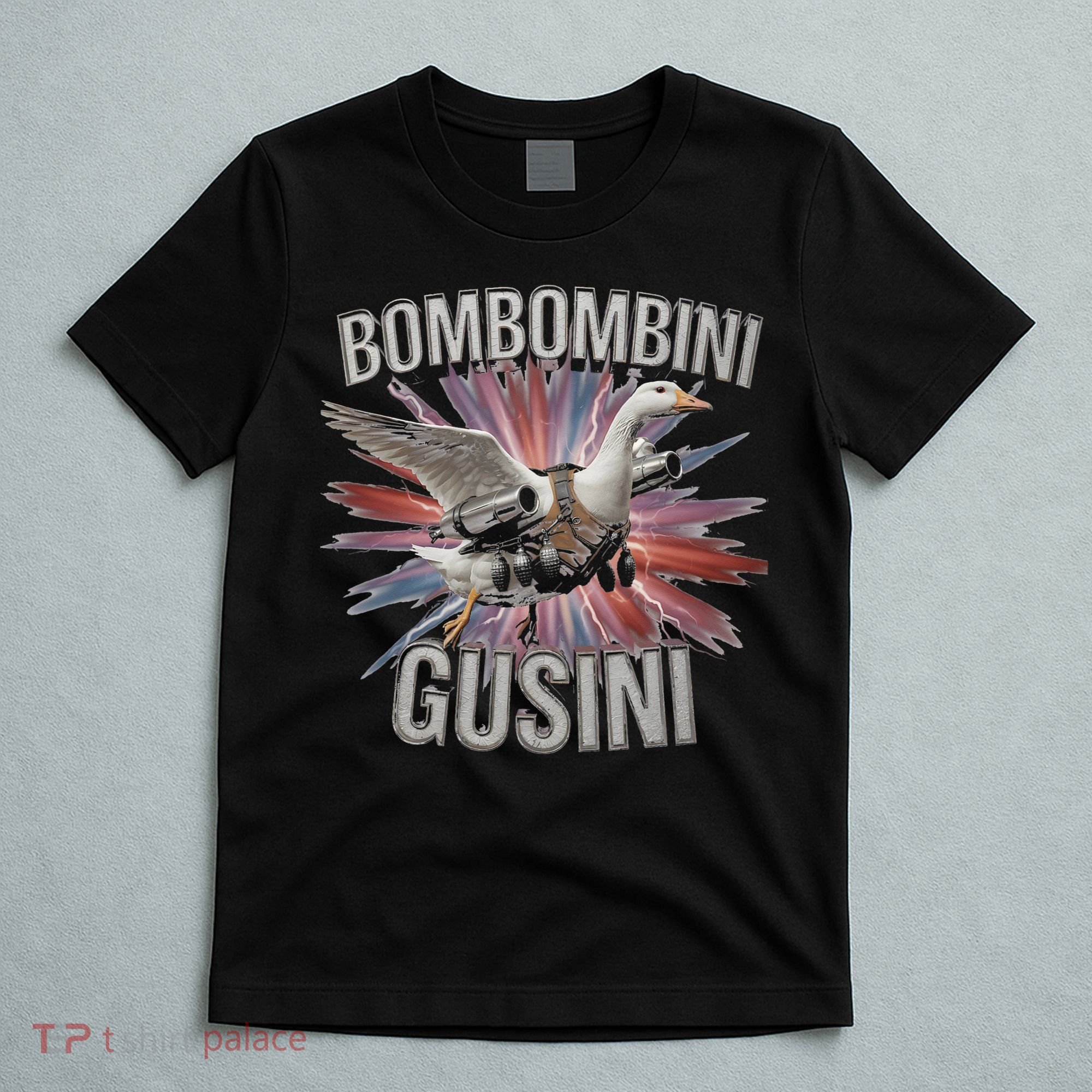 Bombombini Gusini Funny Italian Brainrot Meme Bootleg T-Shirt
