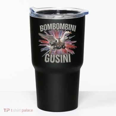 Bombombini Gusini Funny Italian Brainrot Meme Bootleg Tumbler
