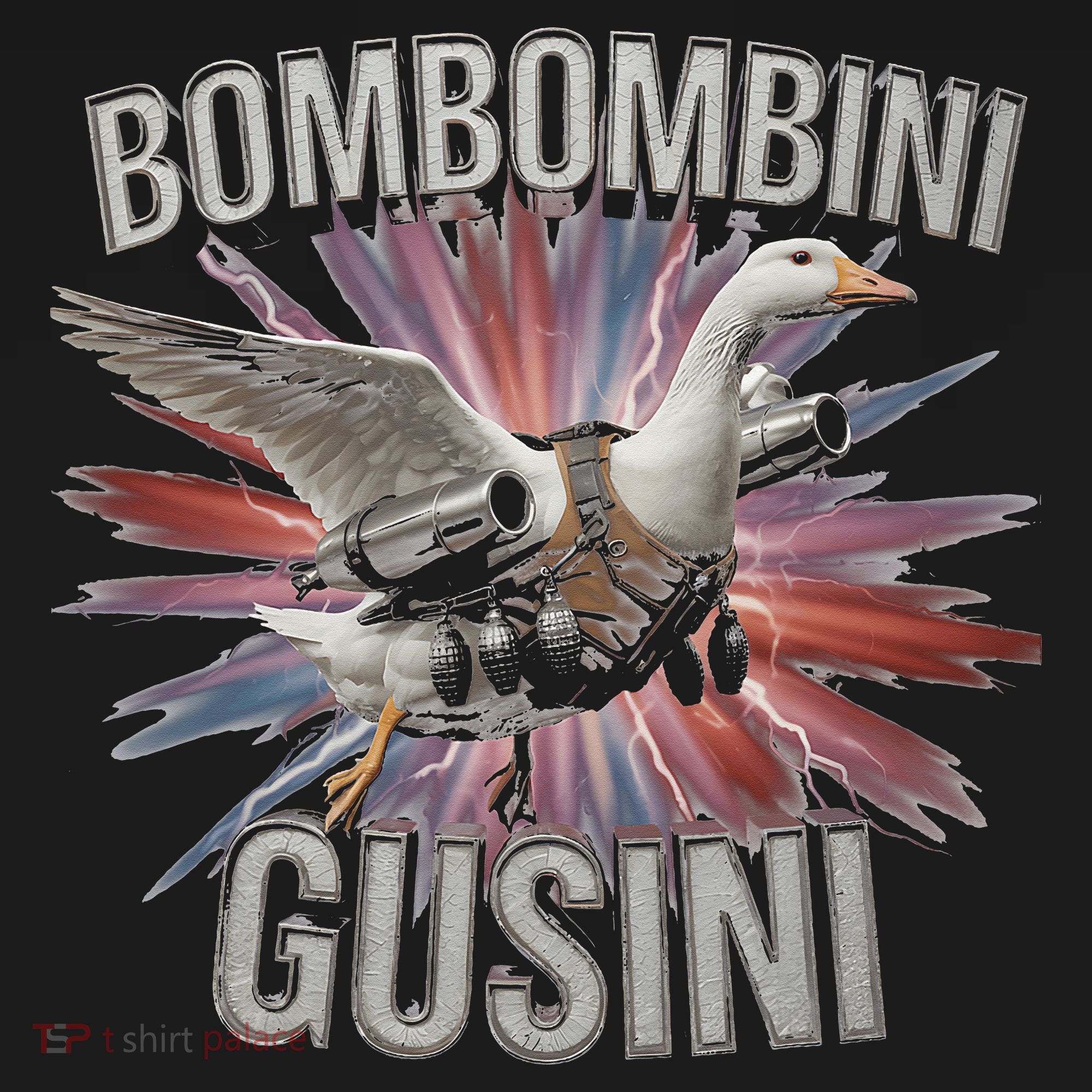 Bombombini Gusini Funny Italian Brainrot Meme Bootleg Mousepad
