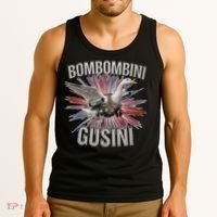 Bombombini Gusini Funny Italian Brainrot Meme Bootleg Tank Top thumb 3