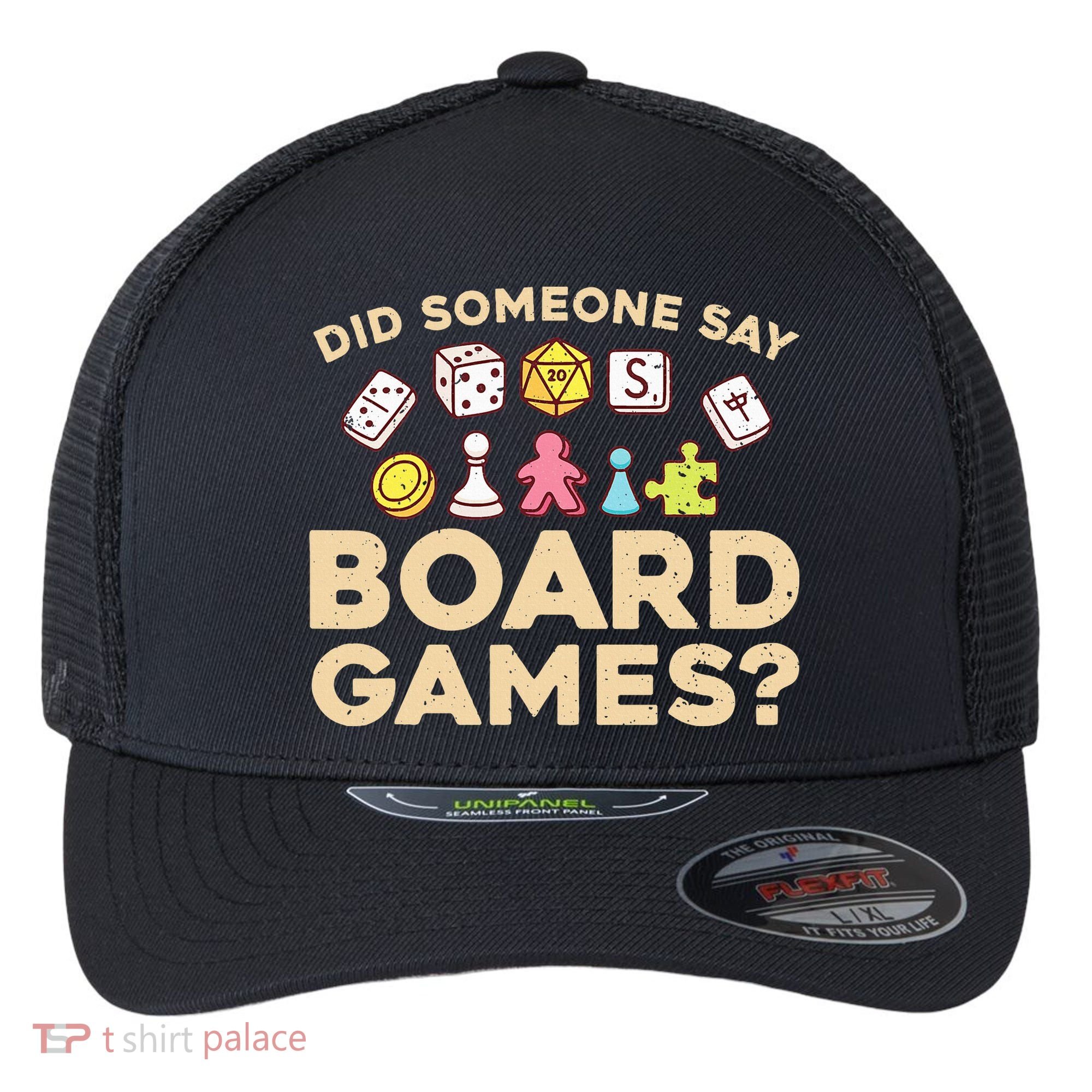 Board Games for Game Enthusiasts Flexfit Unipanel Trucker Cap