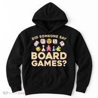 Board Games for Game Enthusiasts Hoodie thumb 0