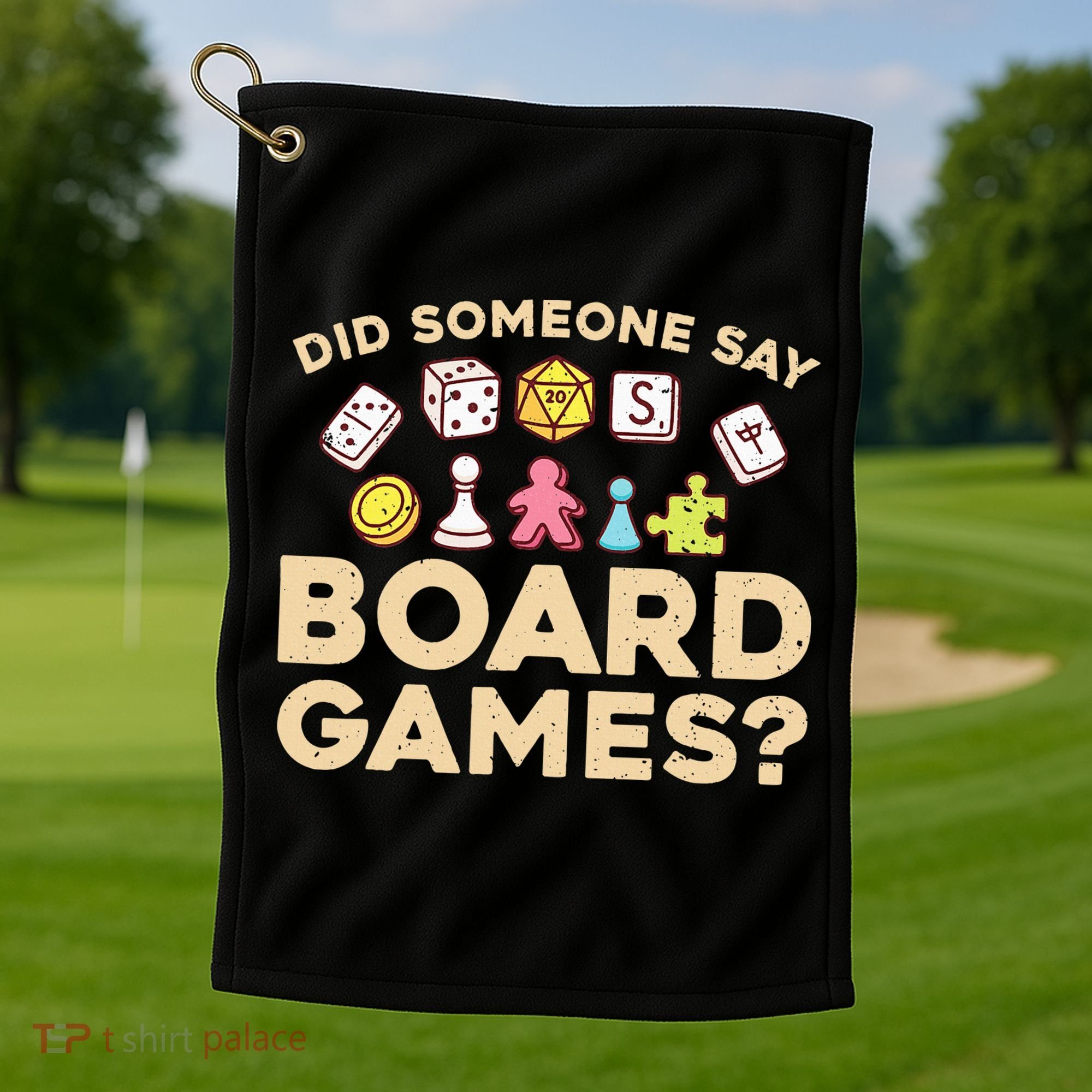 Board Games for Game Enthusiasts Golf Towel