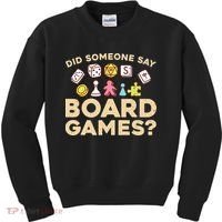Board Games for Game Enthusiasts Kids Sweatshirt thumb 0