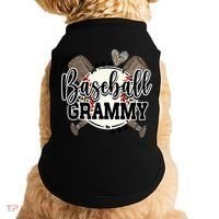 Baseball Grammy Funny Baseball Family Matching Doggie Tank thumb 0