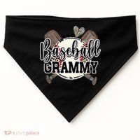 Baseball Grammy Funny Baseball Family Matching USA-Made Doggie Bandana thumb 0
