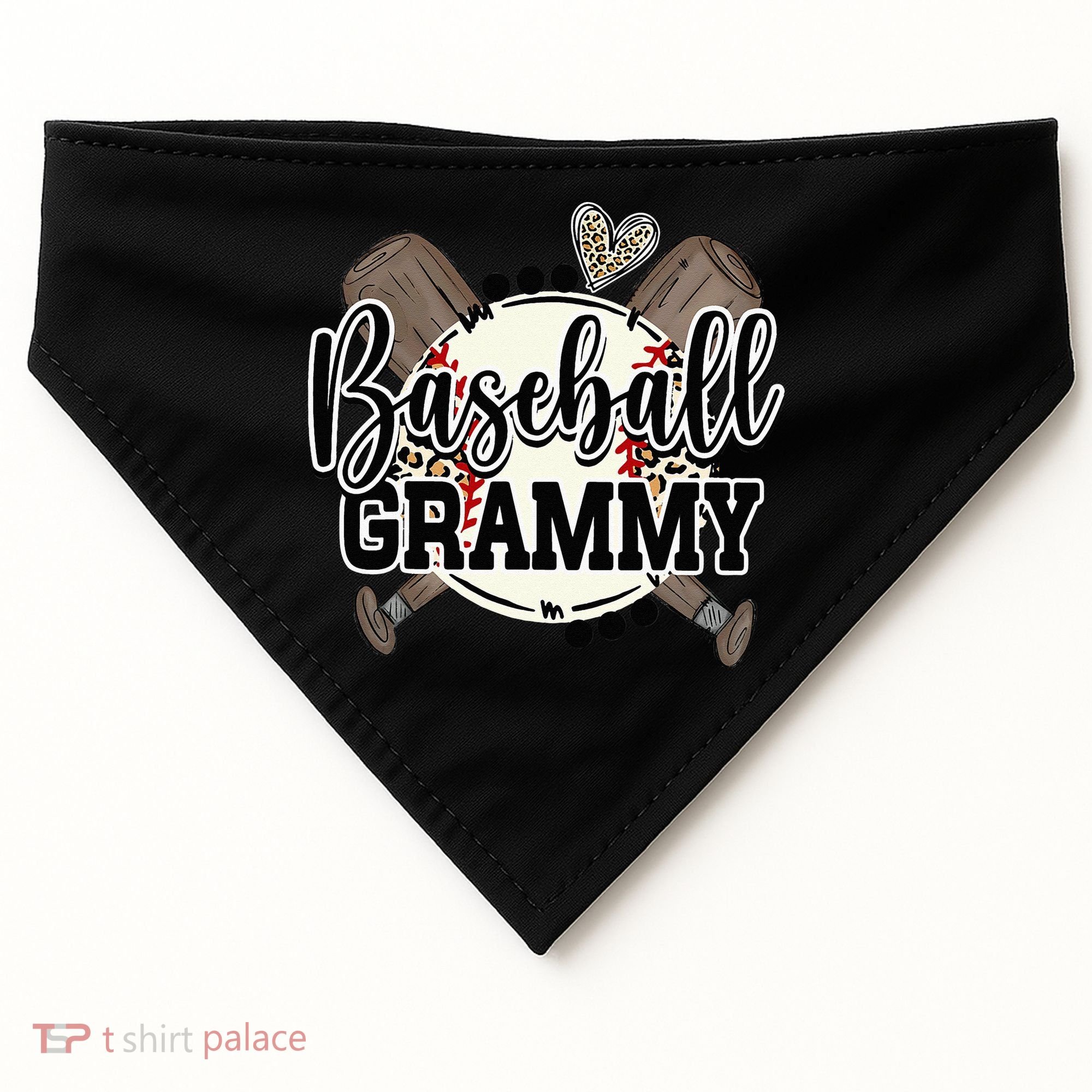Baseball Grammy Funny Baseball Family Matching USA-Made Doggie Bandana