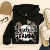 Baseball Grammy Funny Baseball Family Matching Hoodie thumb 4