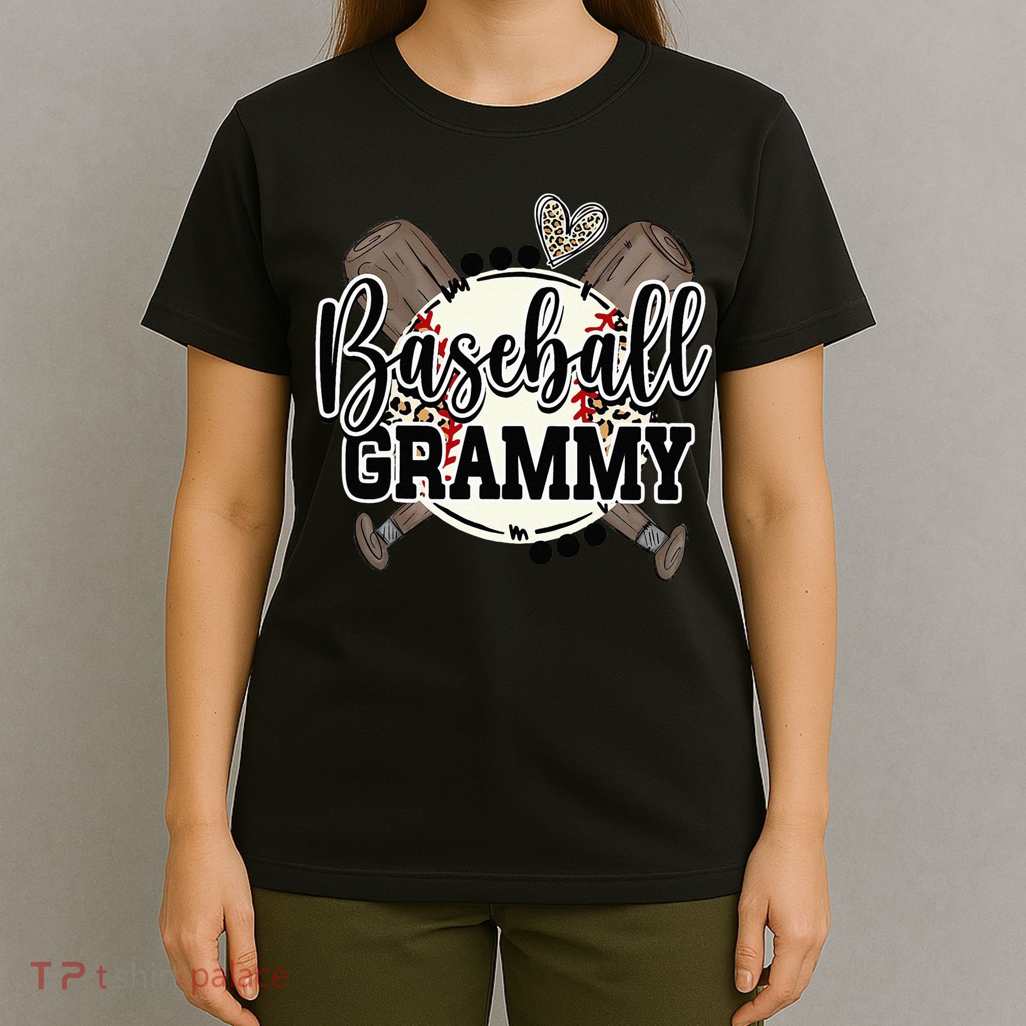 Baseball Grammy Funny Baseball Family Matching T-Shirt