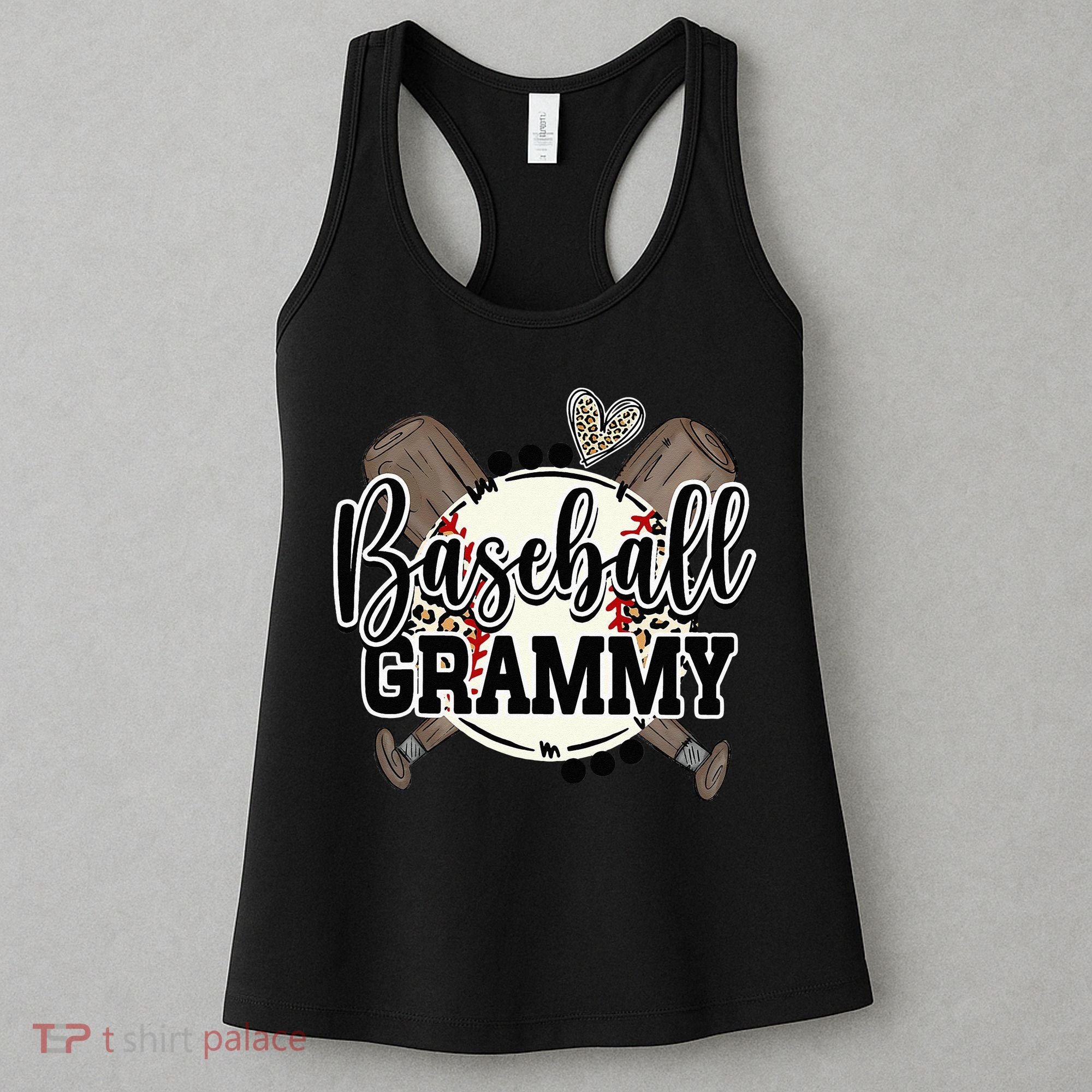 Baseball Grammy Funny Baseball Family Matching Women's Tank Top