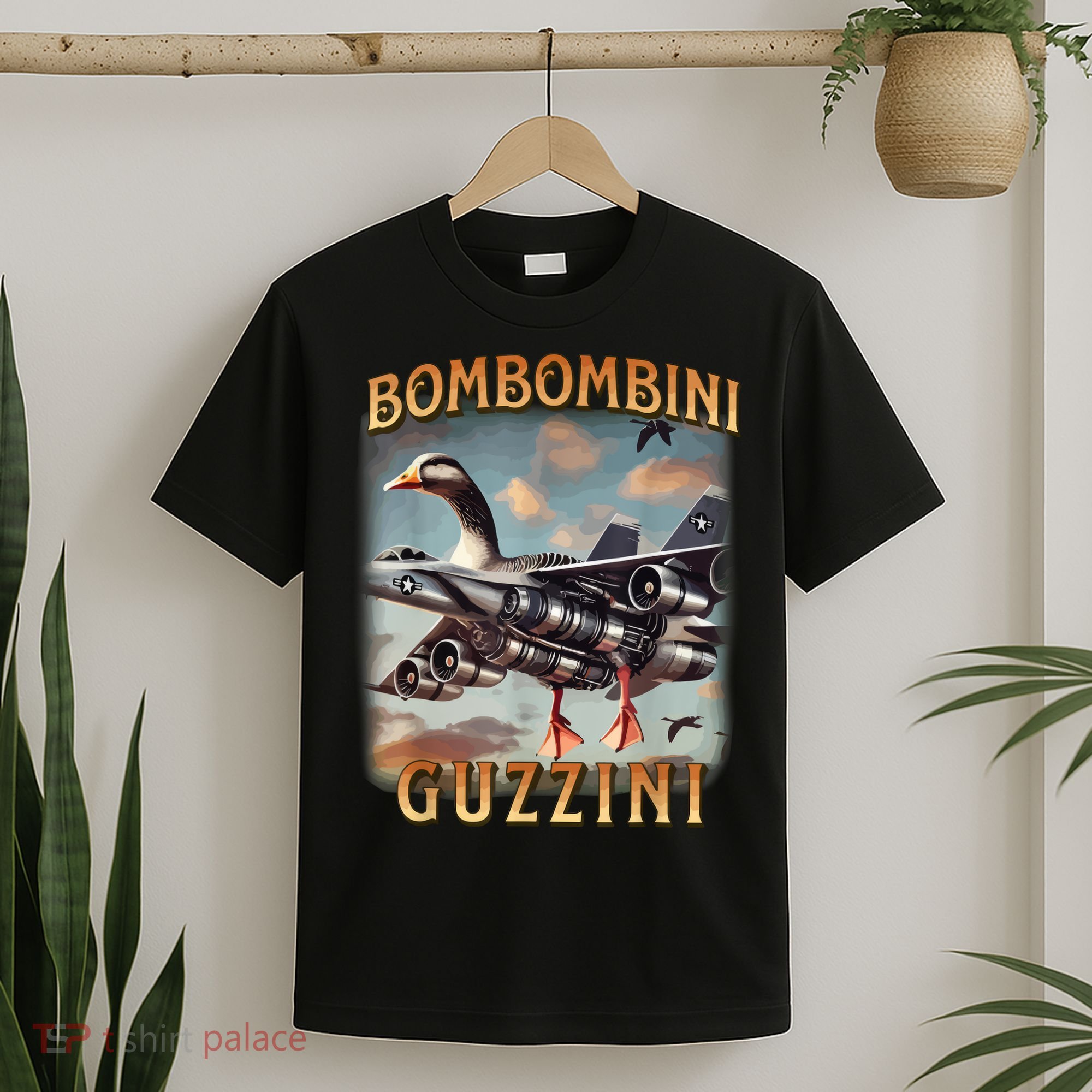 Bombombini Guzzini Funny Goose Meme T-Shirt