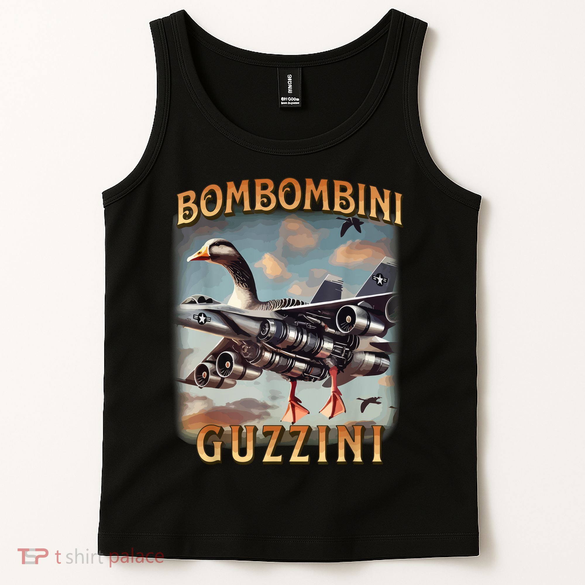 Bombombini Guzzini Funny Goose Meme Tank Top