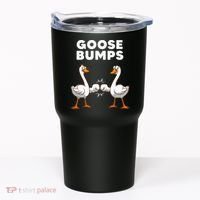 Best Goose For Goose Bumps Waterfowl Animal Pun Tumbler thumb 0