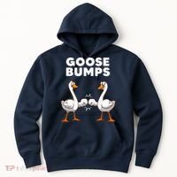 Best Goose For Goose Bumps Waterfowl Animal Pun Hoodie thumb 0