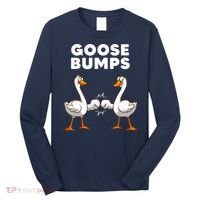 Best Goose For Goose Bumps Waterfowl Animal Pun Long Sleeve Shirt thumb 0