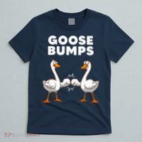 Best Goose For Goose Bumps Waterfowl Animal Pun T-Shirt thumb 5