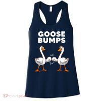Best Goose For Goose Bumps Waterfowl Animal Pun Women's Tank Top thumb 0