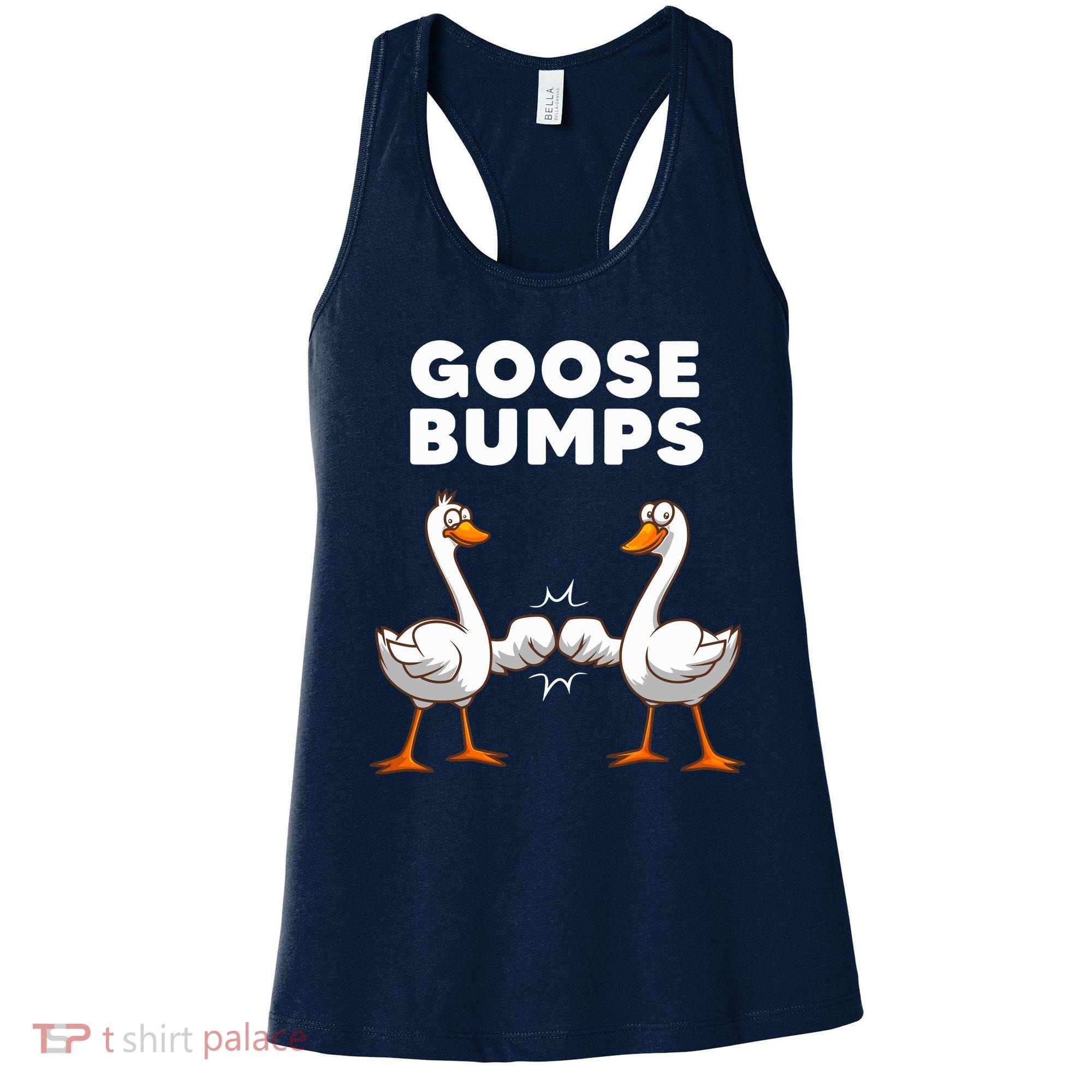 Best Goose For Goose Bumps Waterfowl Animal Pun Women's Tank Top