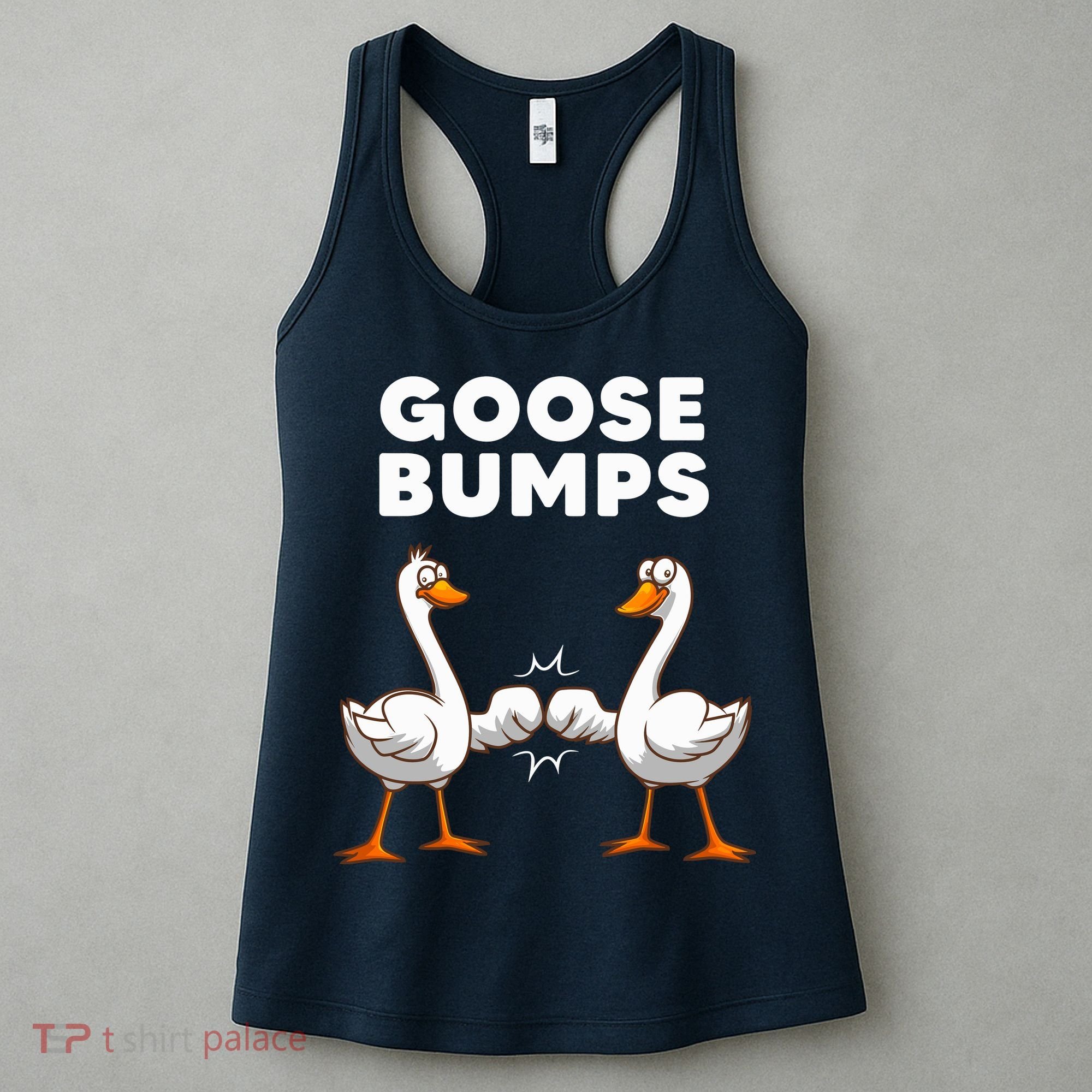 Best Goose For Goose Bumps Waterfowl Animal Pun Women's Tank Top