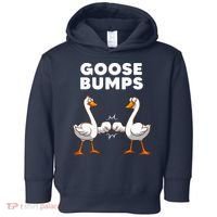 Best Goose For Goose Bumps Waterfowl Animal Pun Toddler Hoodie thumb 0