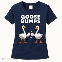 Best Goose For Goose Bumps Waterfowl Animal Pun Women's T-Shirt thumb 0