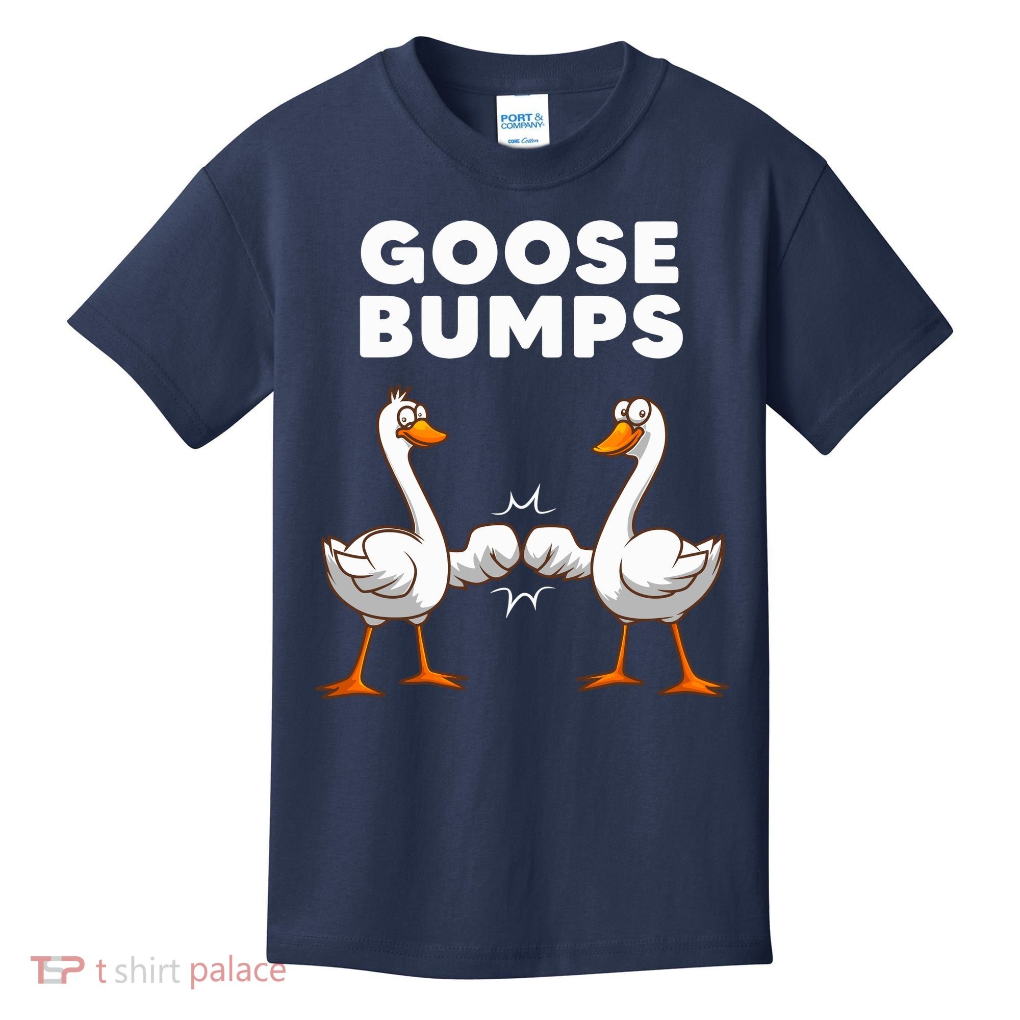 Best Goose For Goose Bumps Waterfowl Animal Pun Kids T-Shirt