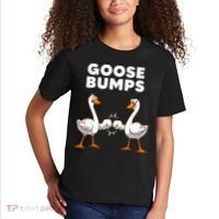 Best Goose For Goose Bumps Waterfowl Animal Pun Kids T-Shirt thumb 2