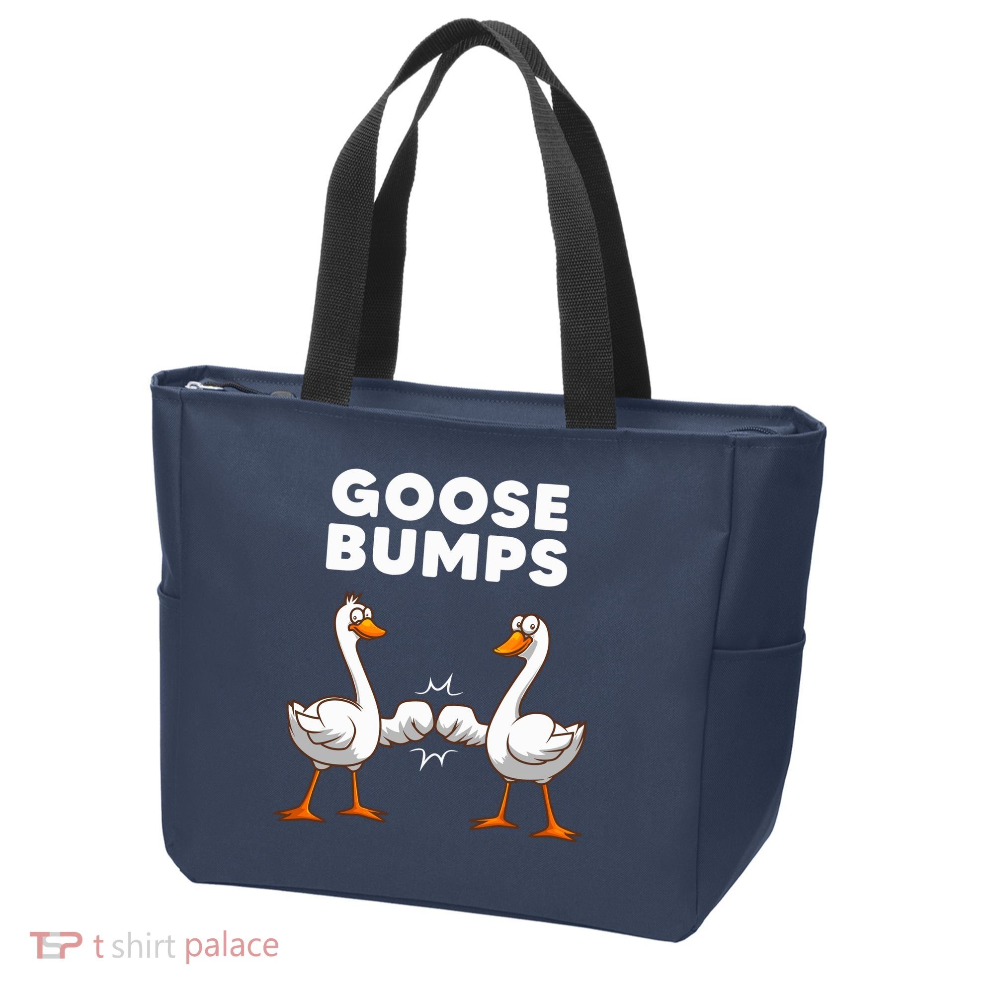 Best Goose For Goose Bumps Waterfowl Animal Pun Tote Bag