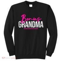 Bonus Grandma Funny Mother's Day Step Grandma Gift Sweatshirt thumb 0
