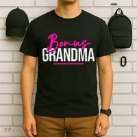 Bonus Grandma Funny Mother's Day Step Grandma Gift T-Shirt thumb 6