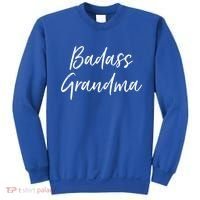 Badass Grandma Funny Grandmother Funny Gift For Nana Meaningful Gift Sweatshirt thumb 0
