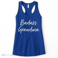 Badass Grandma Funny Grandmother Funny Gift For Nana Meaningful Gift Women's Tank Top thumb 0